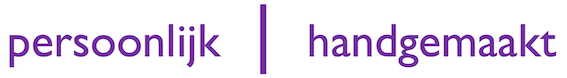 persoonlijk en handgemaakt
